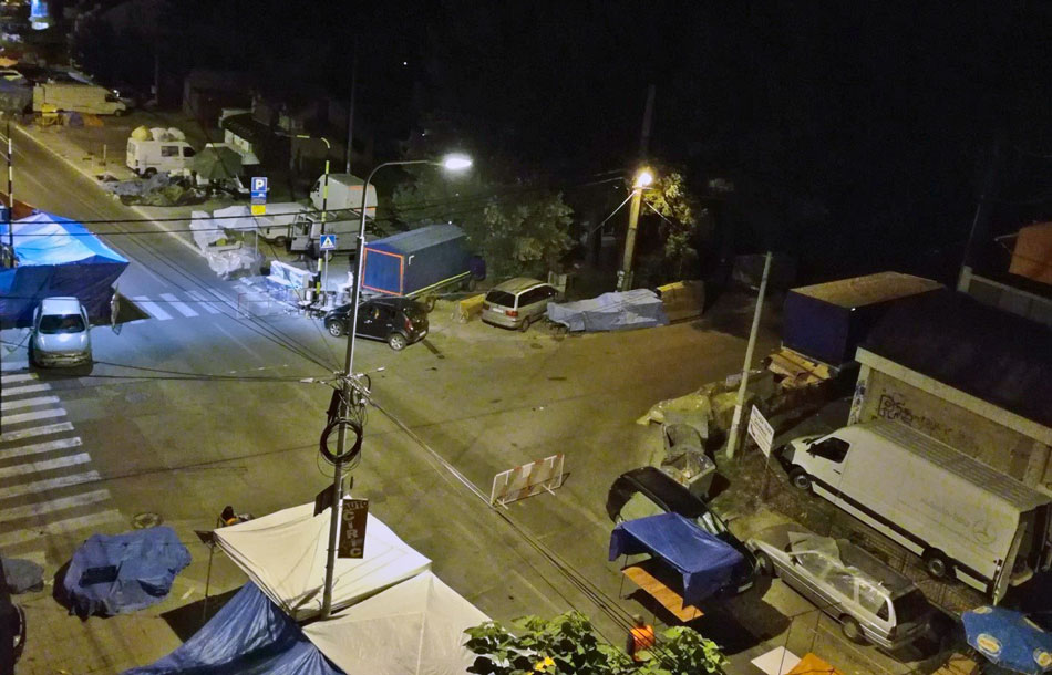 Раскрсница улица Краља Петра Првог и Војводе Степе, 26. јул 2019, у три сата