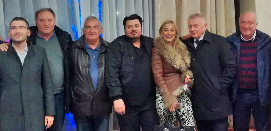 Слева: Мирослав Паровић, Мирко Јовић, др Радосав Швабић, Никола Грујић, Марина Благојевић, Велимир Илић и Момир Стојановић