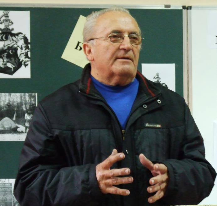 Александар Аца Милинковић (снимљено у Основној школи "Душан Радоњић" у селу Бања, 12. октобра 2016. године - Удружење "Павле Бакић" обележило 479. годишњицу погибије Павла Бакића)