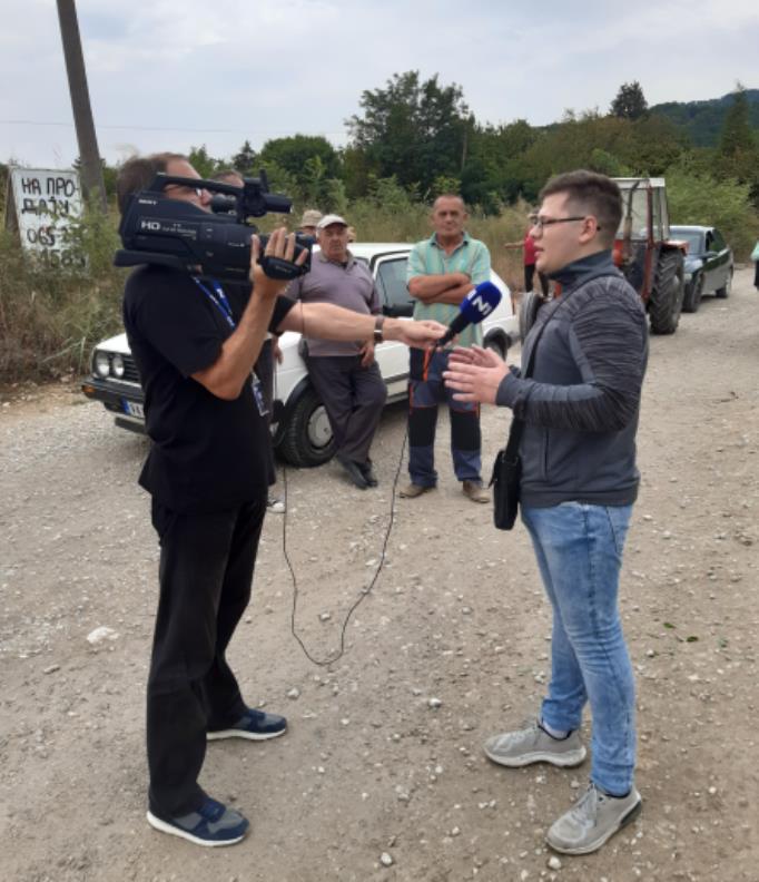 Жељко Чорлија у разговору са новинаром ТВ Н1 Миланом Никићем