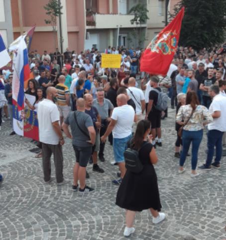 Детаљ са протеста