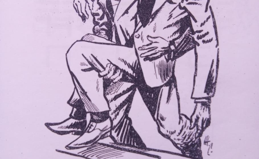 Жику Стрипа носи пријатељ на мансарду (Жак Себастијан, Покераши, стр. 101, Београд, 1968) Жику Стрипа носи пријатељ на мансарду (Жак Себастијан, Покераши, стр. 101, Београд, 1968)