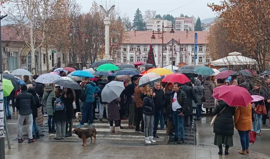 Са протеста у Аранђеловцу